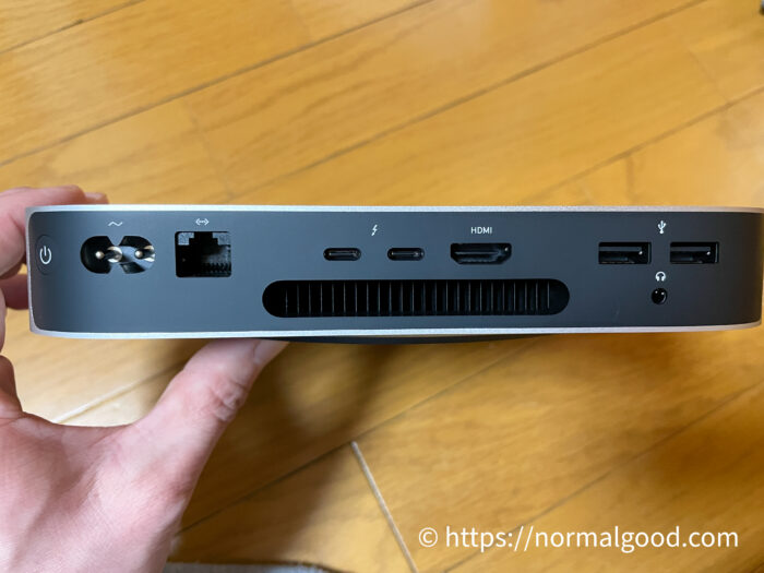 Mac mini2020M1チップ3