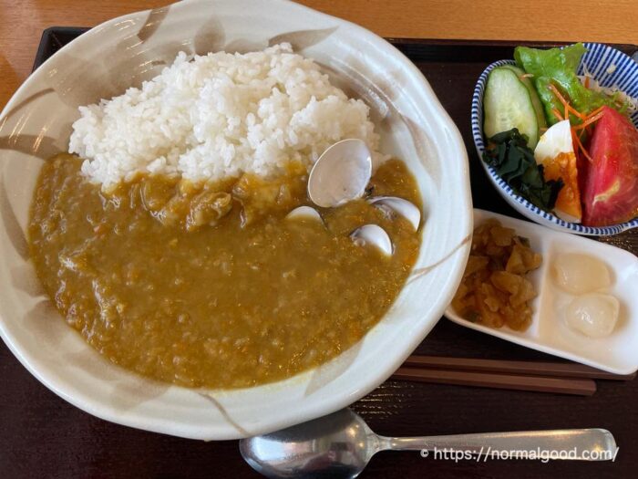 道の駅おらい蓮沼のはまぐりカレー2