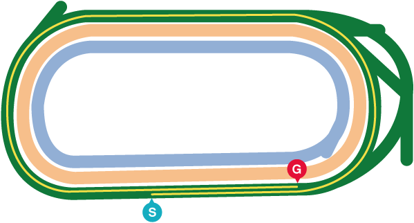 オークスGⅠ(2025年)レースマップ