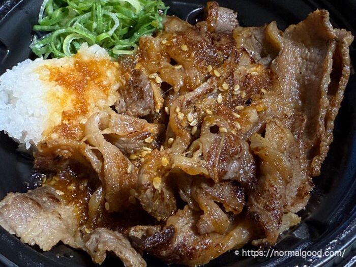 カルビ焼肉定食（テイクアウト）3