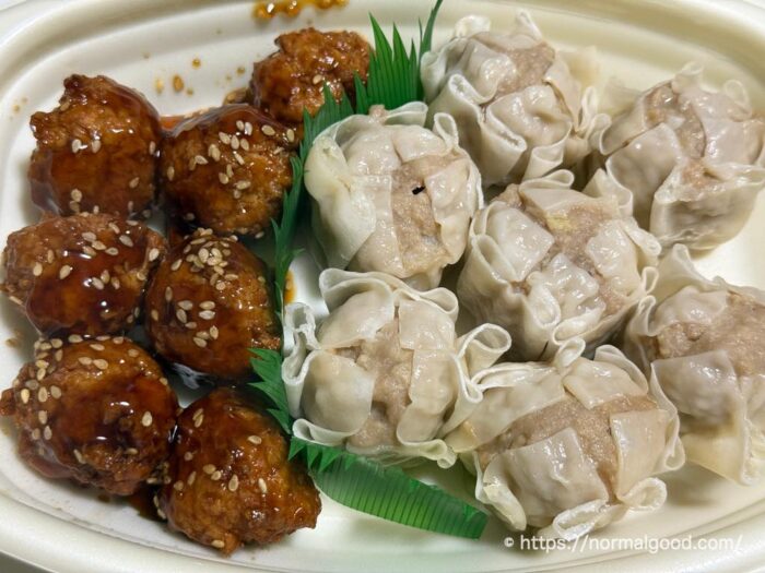 こだわりの肉シュウマイ＆肉団子（ざっくり40%増量作戦）2
