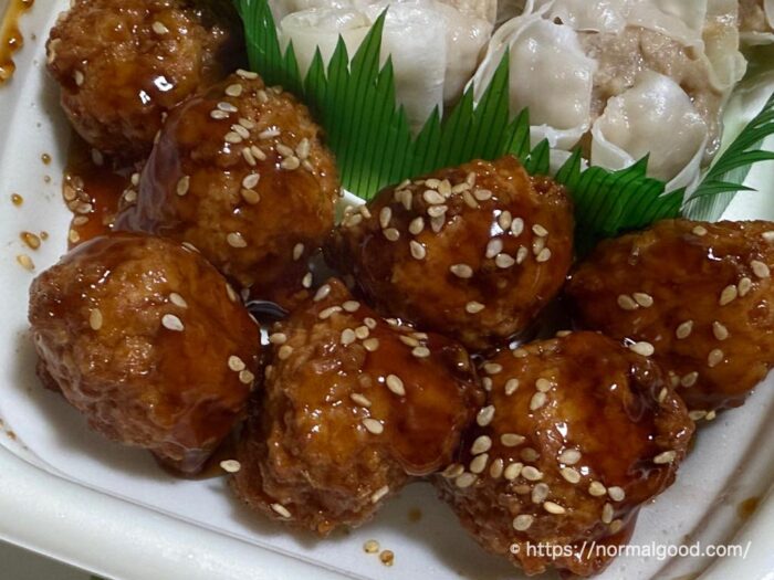 こだわりの肉シュウマイ＆肉団子（ざっくり40%増量作戦）3