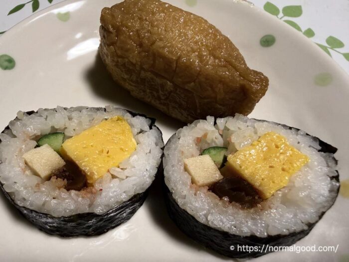 ファミマの助六寿司45％増量3