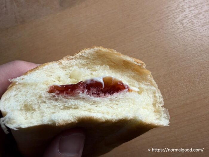 45%増量!生コッペパン イチゴジャム&マーガリン3