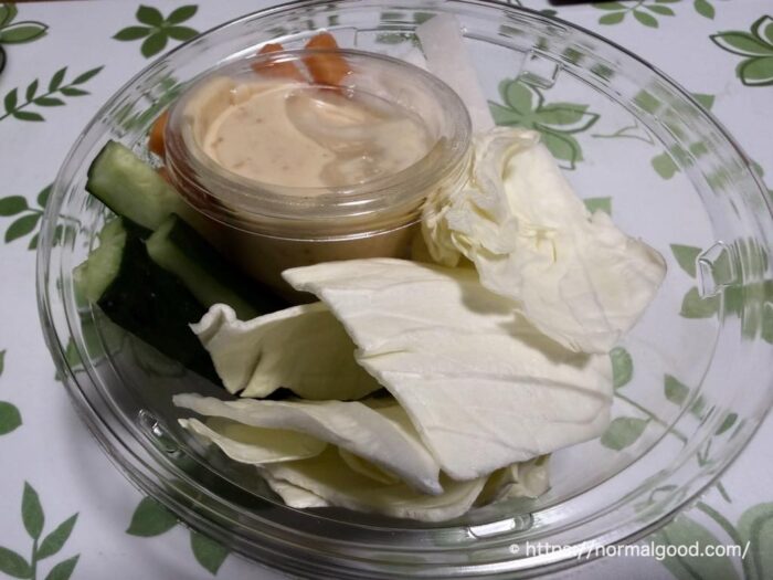 セブンイレブンのこうじ味噌マヨネーズ入り野菜スティック3