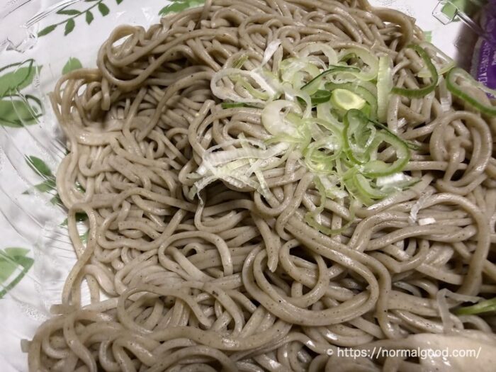 濃厚だし割りとろろの冷しぶっかけそば(50%増量感謝盛り)3